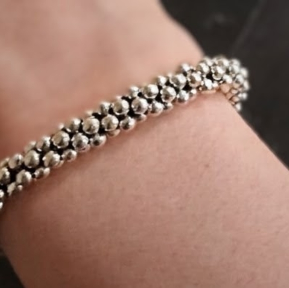 LAGOS Caviar 925 Sterling Silver Bracelet - NWOT - Picture 1 of 4